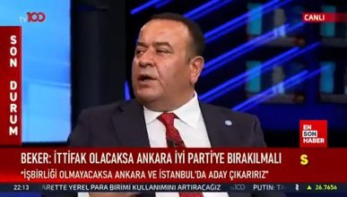 İyi Partili Adnan Beker: İttifak olacaksa Ankara bize verilmeli