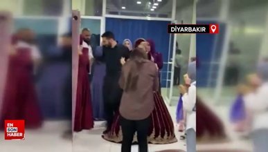 Diyarbakır’da damada silahlı saldırı kamerada