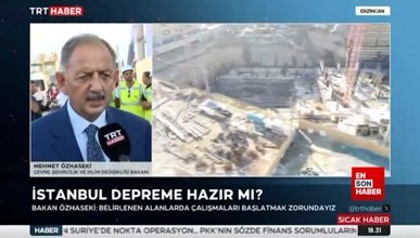 Bakan Mehmet Özhaseki açıkladı: İstanbul'a özel deprem kanunu geliyor