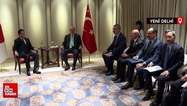 Cumhurbaşkanı Erdoğan, Japonya Başbakanı Kişida Fumio ile görüştü