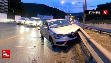 İstanbul'da kaza yapan sürücü yaralı arkadaşını bırakıp kaçtı