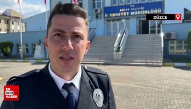 Azerbaycan bayrağını öperek teslim alan polis konuştu