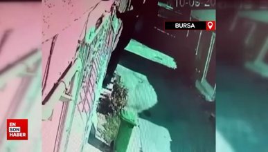 Bursa'da örümcek adam gibi tırmandığı balkondan kıyafet çaldı