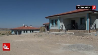 Adıyaman'da yapılan köy evleri göz kamaştırıyor