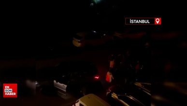 İstanbul'da sokak ortasında darbettiği kadını zorla arabaya bindirdi