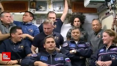 Soyuz MS-24 ekibi uzay istasyonuna ulaştı