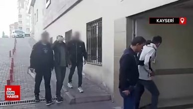 Kayseri'de 115 polis ile hırsızlık operasyonu