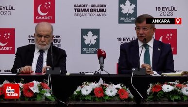 Temel Karamollaoğlu ve Ahmet Davutoğlu'ndan ortak açıklama