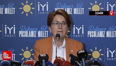 Meral Akşener, partisinin İzmir Büyükşehir Belediye Başkanı adayını duyurdu