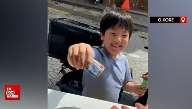 Türk dondurmacının Koreli çocukla imtihanı