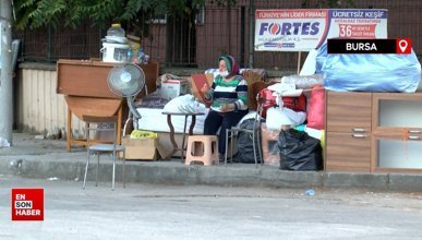 Bursa'da anlaştığı ev başkalarına kiralandı eşyaları ile sokakta kaldı