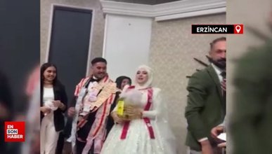 Erzincan'da bir garip takı töreni: Geline ayçiçek yağı taktı