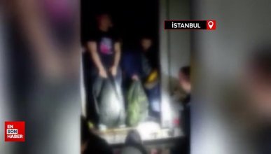 İstanbul'da şüpheli kamyonetten 38 kaçak göçmen çıktı