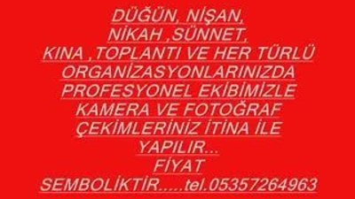 video kamera ve fotoğraf çekimi