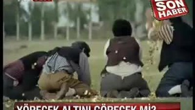 Köylüler 40 Deve yükü altın peşinde