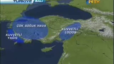 Türkiye Hava durumu 25.01.2011