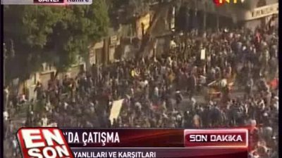 Mısır'da Tahir Meydanı'nda çatışmalar