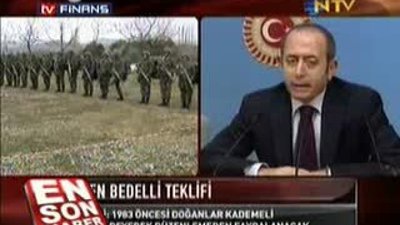 İşte CHP'nin bedelli teklifinin detayları