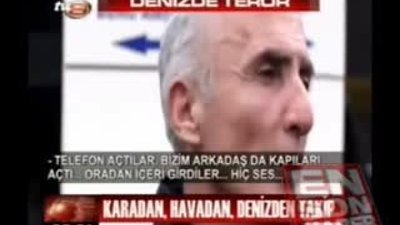 Deniz otobüsünü kaçıran teröristin vurulma anı