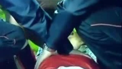 Mehmet Topal'ın sakatlandığı pozisyon