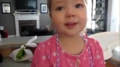 2 yaşında Adele yorumu