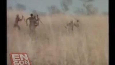 Güney Afrika Yerlilerinin vahşi av taktiği +18