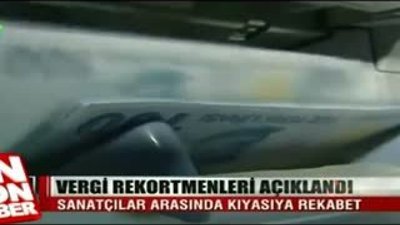 2013'ün vergi rekortmeni sanatçıları açıklandı