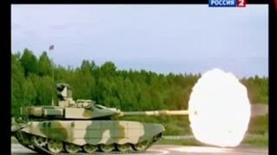 Ağır çekimde tank atışı