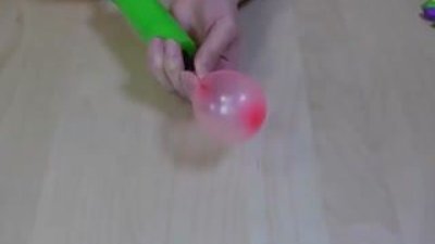 Balonla çikolata kasesi yapımı