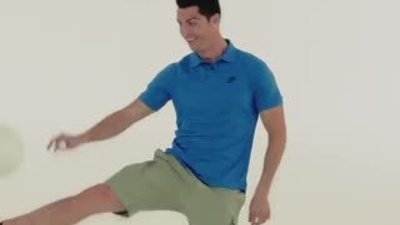 Ronaldo yüz egzersizi aleti reklamında