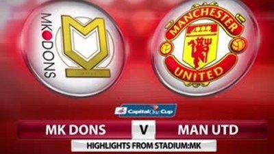 MK Dons - Manchester United (4-0) Özet HD