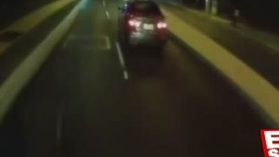 Hatalı solladı sert kayaya çarptı