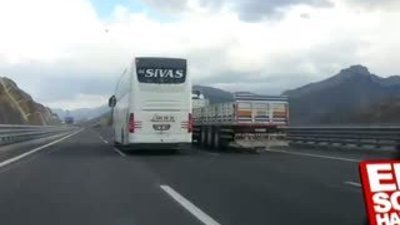 Şahin tutkunu genç 240 km hız yaptı