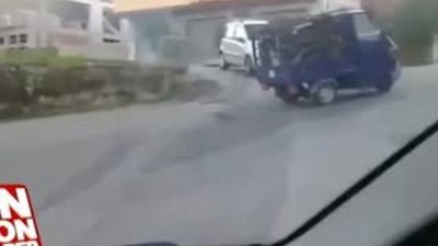 Triportörün yokuş ile imtihanı