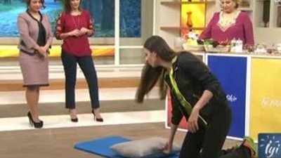 Tuğba Girgil'den kilo verdiren egzersizler