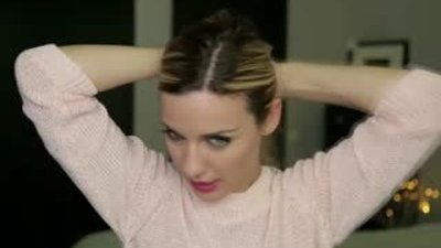 Özel günler için pratik topuz yapımı