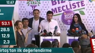 Selahattin Demirtaş'tan seçim sonrası açıklama