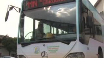 Güneş enerjisi ile çalışan otobüs ilk seferini yaptı