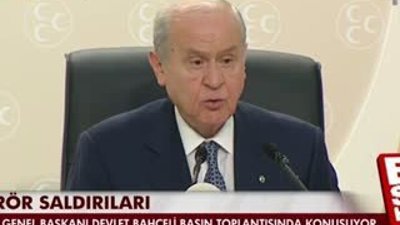 Bahçeli: PKK ile Kürt kardeşlerimizi eşitlemek cinayettir