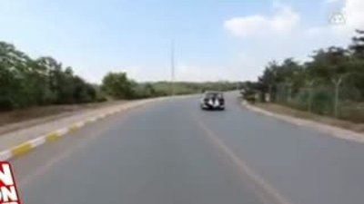 Yerli otomobil prototipinin test sürüşü