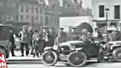 1927 yılında arabaların park etme yöntemi