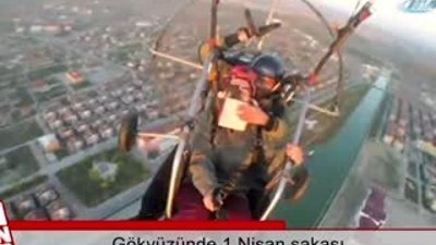 Gökyüzünde 1 Nisan şakası