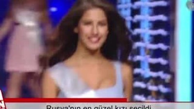 Rusya'nın en güzel kızı seçildi