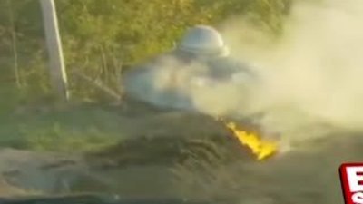 Kaza yapan uzaylı şakası