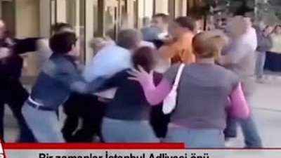 Bir zamanlar İstanbul Adliyesi önü