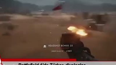 Battlefield 1'de Türkçe diyaloglar