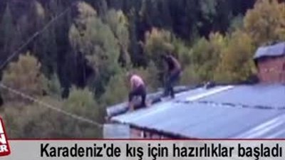 Karadeniz'de kış için hazırlıklar başladı