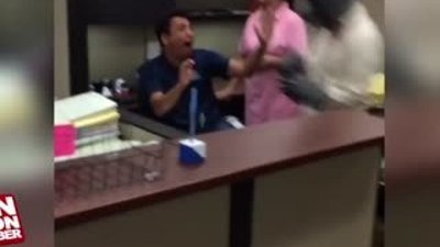 Ofiste kurt adam şakası