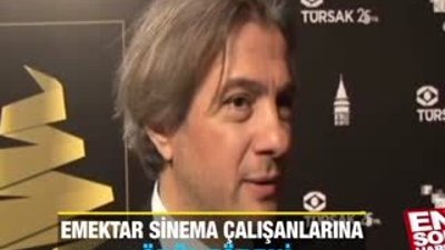 Emektar sinema çalışanlarına ödül
