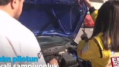 Kadın pilotun tek hayali şampiyon olmak